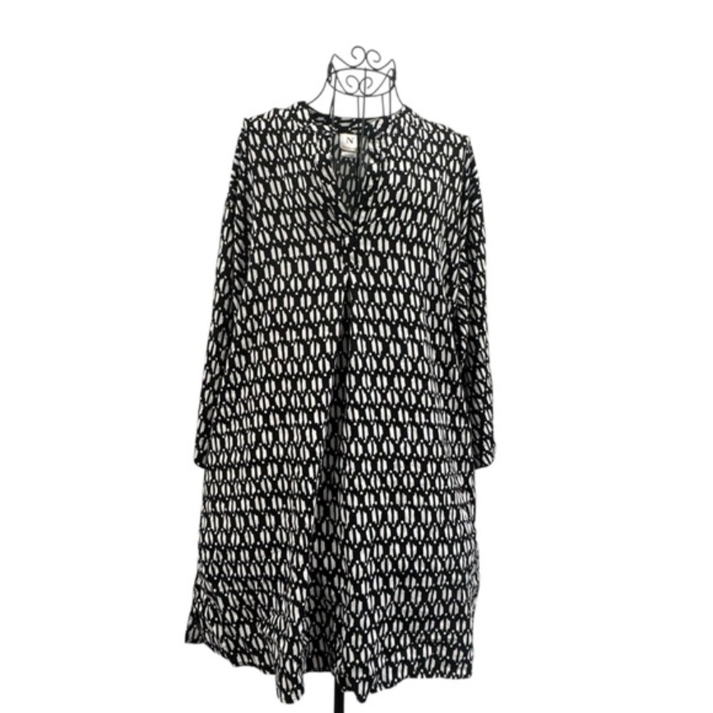 Natori Monochrome Patterned Sleep Gown